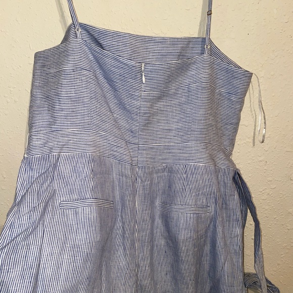❌SOLD❌J.Crew Striped Beauchamps Linen Jumpsuit. - Picture 10 of 10